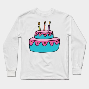 Birthday Cake Long Sleeve T-Shirt